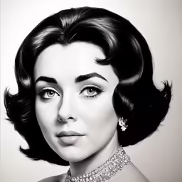a black and white photo of a woman with very beautiful eyes