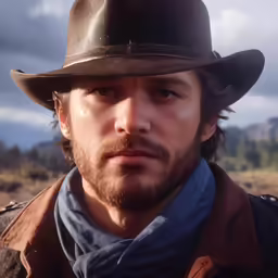 a close up photo of a person wearing a hat