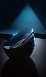 a close up shot of a glass sculpture