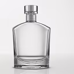 a small bottle of alcohol sitting on a table