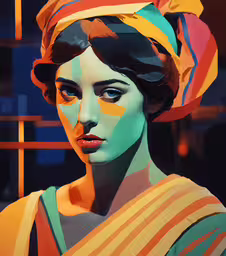 digital image of a woman
