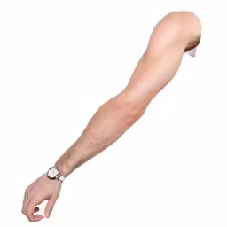 someones arm with a watch on it