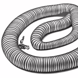 a hose is shown on a white background