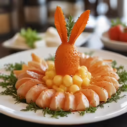 an image of food in the shape of a carrot
