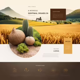 a white website page with various objects for sale