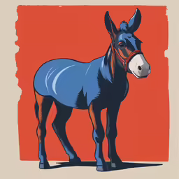 an animal that is looking like a donkey