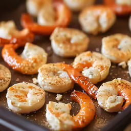 there are many different foods in the tray