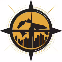 an image of a black and yellow emblem