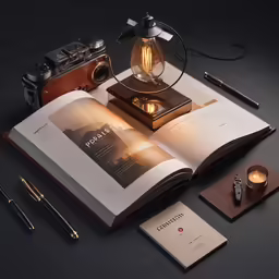 an open book and pen sitting on a desk