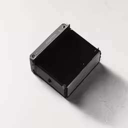 the camera is turned back and showing its black front