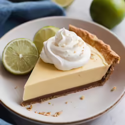 a piece of cheesecake with whip cream on it
