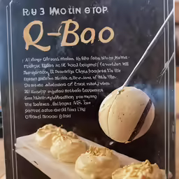 a book with some food inside of it