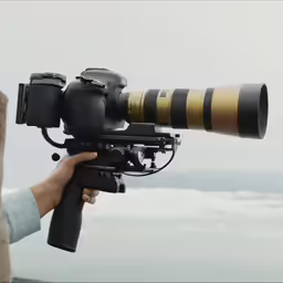 a person taking a photo with a camera