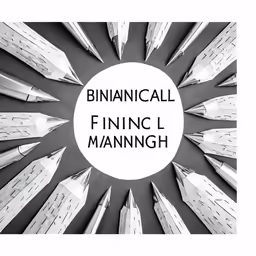 a book cover for financial finning and manning