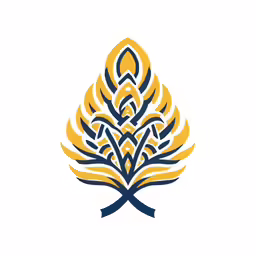 the wheat logo on the white background