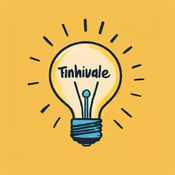 a bulb that says, finnjule on it