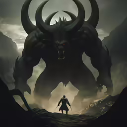 the dragon character is staring into the distance, while another is behind him