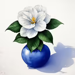 an artistic image of flowers in a vase