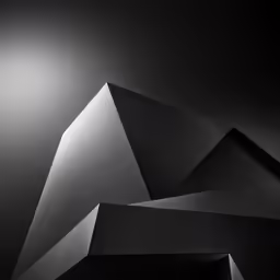 abstract black and white photography in the dark