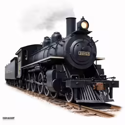 a drawing of a train on a train track