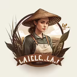 the logo for laifc llay, an asian restaurant in los angeles