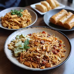 some food is on the table and ready to be eaten