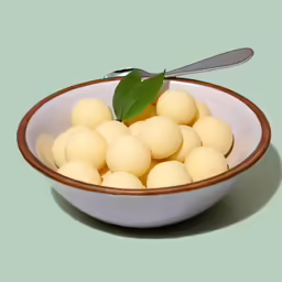 a close up of a bowl of some sort of food