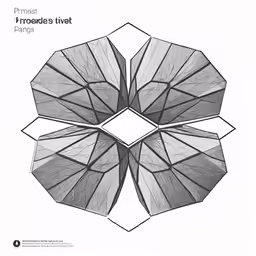 an abstract artwork consisting of four circles