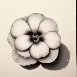 a flower is shown against a white background
