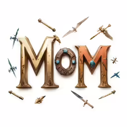 a very beautiful and unique type of artwork that makes for a unique mom
