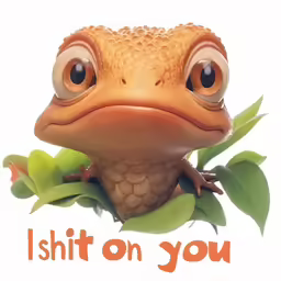 a picture of a toad is wearing a leaf