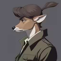 the fox with an ear band