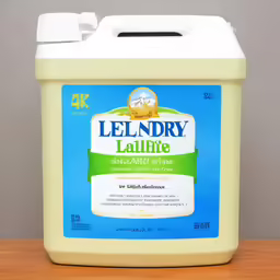 the laundry liquid in the bucket is ready to be used