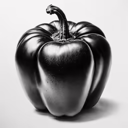 an apple is sitting on the ground with a light background