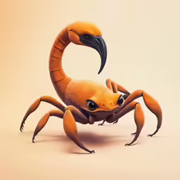a funny, weird looking crab sits on its hind legs