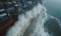 a person standing on a cliff next to the ocean