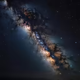 this is an amazing shot taken of a milky scene