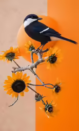 a white bird perched on top of a tree branch