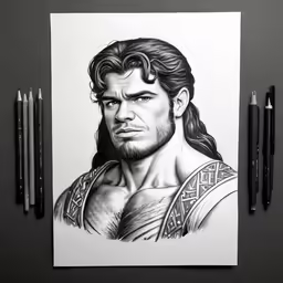 a drawing of jesus christ christ