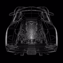 an artistic rendering of a futuristic sci - fi movie car