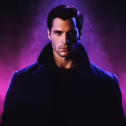 the man in the photo is wearing a hoodie,man wearing a black coat in the dark