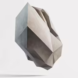 a computer generated object with geometric shapes