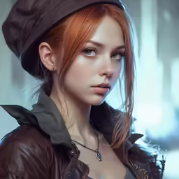 a close up of a person wearing a hat