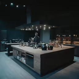 an image of the bar area of a restaurant