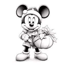 mickey mouse coloring pages for kids