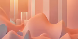 a stylized photo of the side of mountains