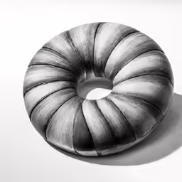 a large gray object sitting on top of a white surface