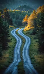 this is a wide road in a countryside