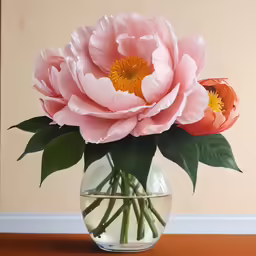 a bunch of flowers in a vase on a table