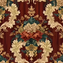 a flower wallpaper with different colors and patterns